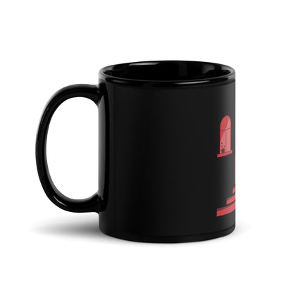 The Cult Next Door Podcast Black Glossy Mug